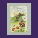 Vintage Easter Church Postcard postcards