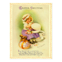 Vintage Easter Egg Postcard