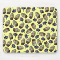 Vintage Easter Eggs & Violets Mousepads