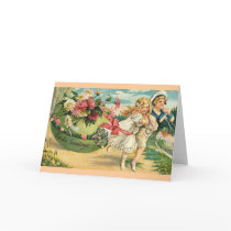 Vintage Easter Greetings Greeting Cards