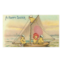 Vintage Easter Holiday Doodle Greeting Cards Business Cards