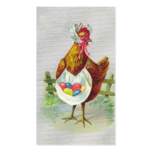 Vintage Easter Mini Doodle Greeting cards Business Card Template