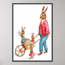 Vintage : easter - posters