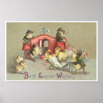 Vintage Easter Wedding - Carriage Poster