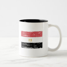 Vintage Egypt Flag Mug
