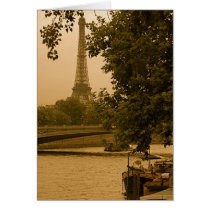 Vintage Eiffel Tower Cards