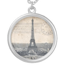 Vintage Eiffel Tower Necklaces