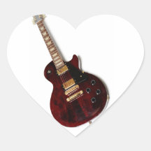 Vintage Electric Guitar Sticker