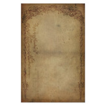 Vintage Elegance Dark Custom Stationery