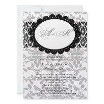 Vintage Elegant Anniversary Party Invitation