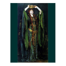 Vintage Ellen Terry as Lady Macbeth Post Card