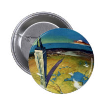 Vintage Empire State Building New York City Pin