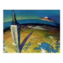 Vintage Empire State Building New York City Postcards