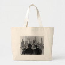 Vintage Engagement Design Canvas Bags