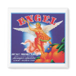Vintage Engel Fruit Crate Label Magnets