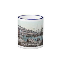 Vintage England  Brixham Harbour Mug