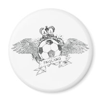 Vintage England Football Fridge Magnet