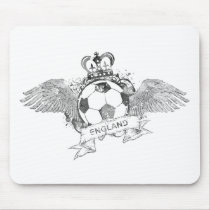 Vintage England Football Mouse Pads