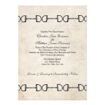 Vintage English Bit Equestrian Wedding Invitations