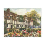 Vintage English Cottage with English Gardens Post Cards
