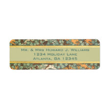 Vintage English Rabbit Hunt Return Address Custom Return Address Labels