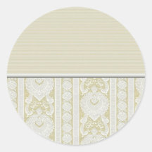 Vintage Fabric Texture Card (10) Sticker