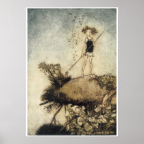 Vintage Faerie Poster