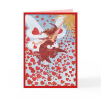 Vintage Faeries Valentines Day card