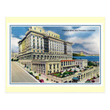 Vintage Fairmont Hotel San Francisco CA Post Cards