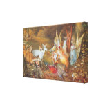 Vintage Fairy Tale, Enchanted Forest by Fitzgerald Stretched Canvas Prints
