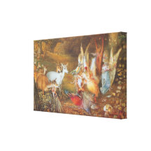 Vintage Fairy Tale, Enchanted Forest by Fitzgerald Stretched Canvas Prints