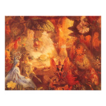 Vintage Fairy Tale The Captive Robin by Fitzgerald Personalized Announcement