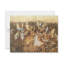 Vintage Fairy Tales, Rabbit Among the Fairies Invite