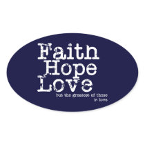 Vintage Faith Hope Love Stickers