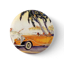 Vintage Family Vacation in a Convertible Car Pins