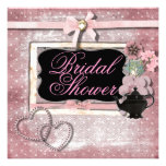 Vintage Fantasy Tea Party Bridal Shower Invitation