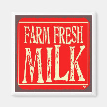 Vintage 'Farm Fresh' Magnet
