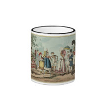 vintage fashion coffee mug