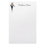 Vintage Fashion Diva Stationery