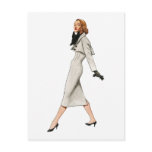 Vintage Fashion Image Postcard
