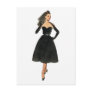 Vintage Fashion Image Postcard