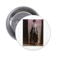 Vintage Fashion Portrait Button