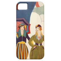 Vintage Fashionable Women About Town iPhone 5 Case