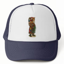 Vintage Father Christmas Trucker Hat