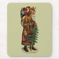 Vintage Father Christmas Mouse Pads