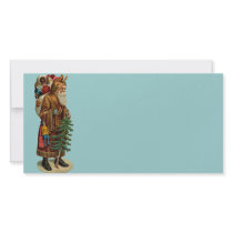 Vintage Father Christmas Picture Card