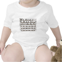 Vintage Fencing Instruction Baby Bodysuit