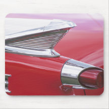Vintage Fins and Chrome Classic Car Photo Mouse Pads