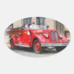 Vintage Fire Truck Sticker
