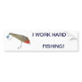 Vintage Fishmaster Jerry Sylvester Flaptail Lure Bumper Sticker